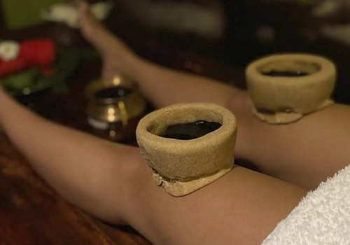 Janu Basti Therapy